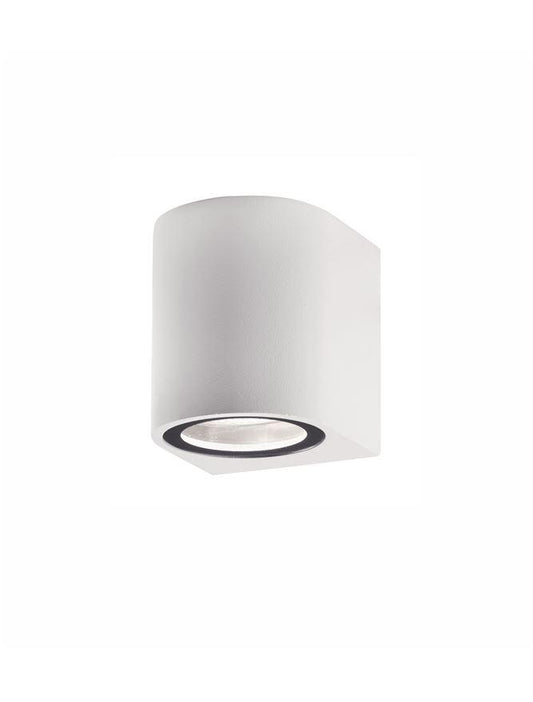 NER Compact Round Edge White Outdoor Wall Down Light - ID 10824