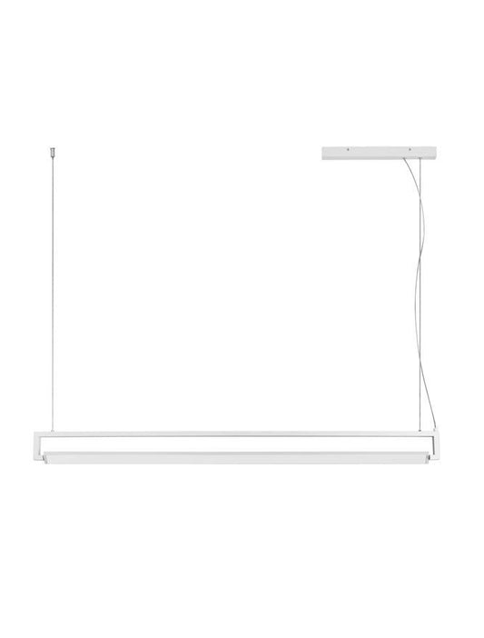 LIN Sandy White Aluminium & Acrylic Rotating Linear Bar Pendant - ID 10357