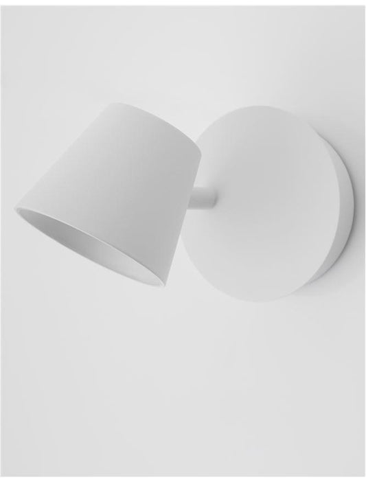 BAG Sandy White Metal Single Spotlight With Concealed Light Source - ID 11064