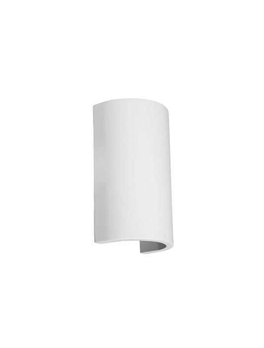 SAN Round Up & Down Light In White Gypsum - ID 10687