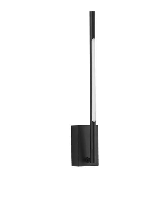 RAC Black Metal & Acrylic Tubular Adjustable Single Wall Light - ID 10110