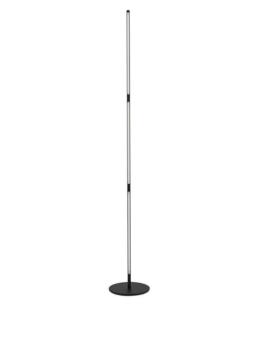 HAN Sandy Black Aluminium & Acrylic Tubular Adjustable Floor Light - ID 10138