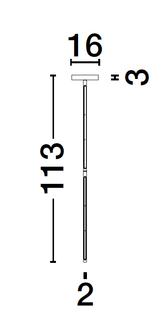 HAN Sandy Black Aluminium & Acrylic Tubular 8 Lamp Adjustable Ceiling Light - ID 10137