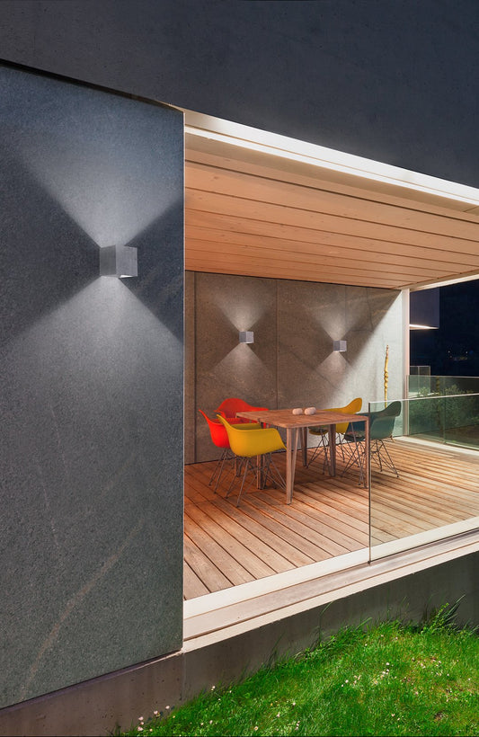 Cement Cube Outdoor Wall Light ID 6948