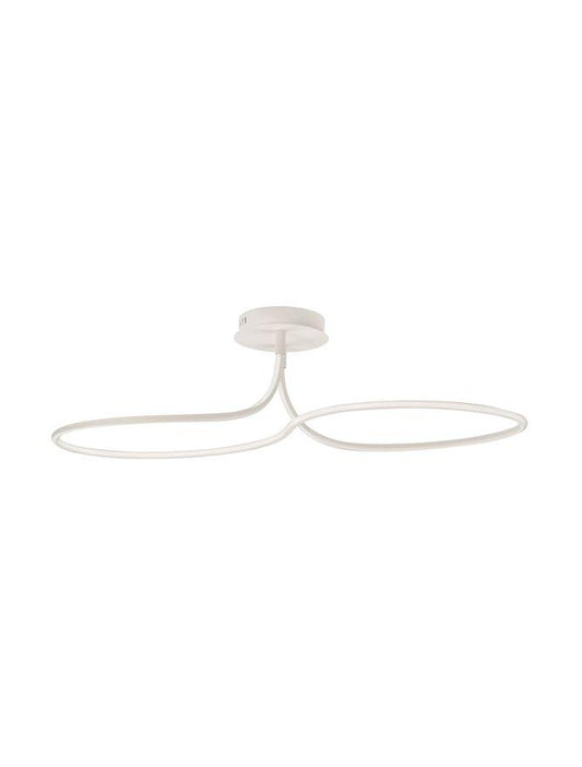 FUNG White Aluminium & Acrylic Large Ceiling Light - ID 10583