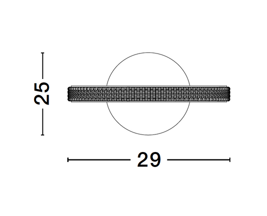 NAG Table Lamp In Sandy Black Aluminium & Acrylic - ID 10234