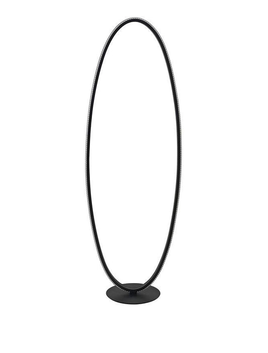 NAG Floor Lamp In Sandy Black Aluminium & Acrylic - ID 10235