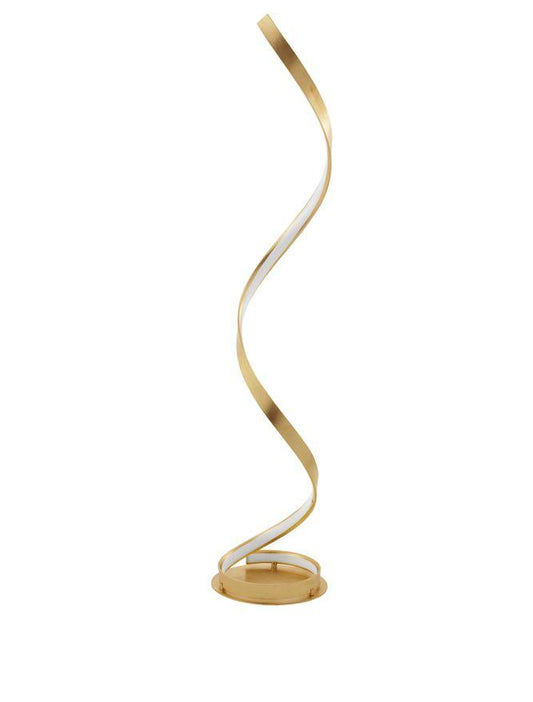 LEO Gold Leaf & Acrylic Vertical Twist Floor Lamp - ID 10468