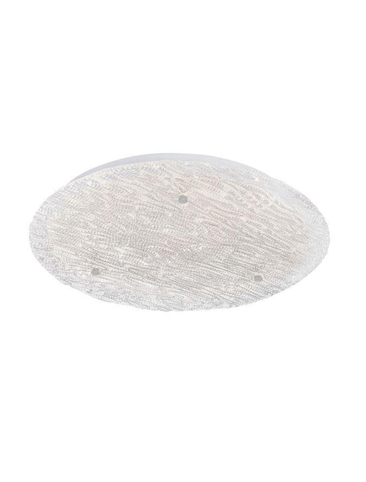 WIN Decorative Textured Glass Flush Large Ceiling Light - ID 10623