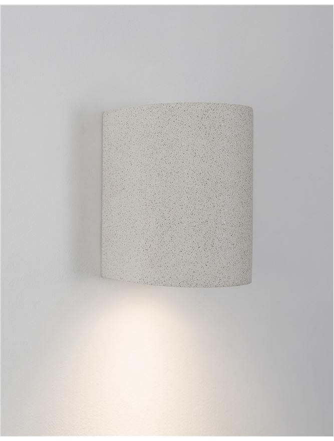 LID White Sandstone Outdoor Down Light - ID 10858