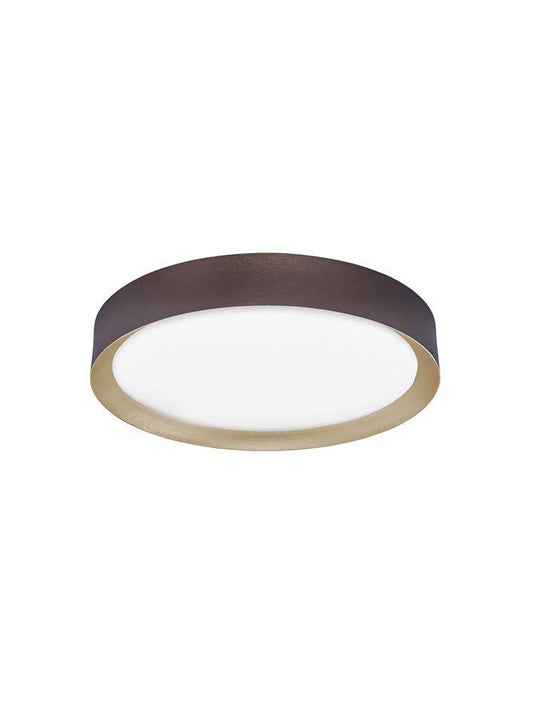 LUT Diffused Coffee Brown Aluminium Domed Ceiling Light - ID 10595