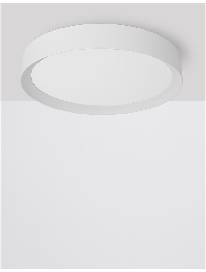 LUT Diffused Sandy White Aluminium Domed Ceiling Light - ID 10593