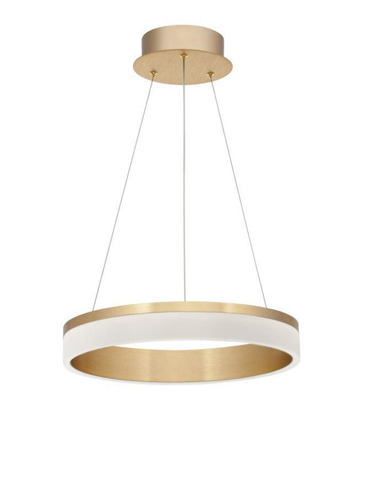 COU Bronze & Acrylic Single Ring Pendant Small - ID 10074