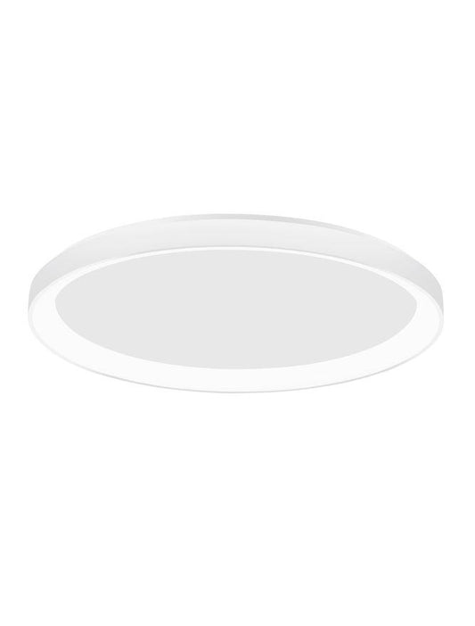 PER Dimmable Sandy White Aluminium & Acrylic Thin 38cm Ring Flush Small - ID 10608