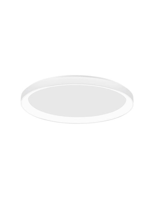 PER Dimmable Sandy White Aluminium & Acrylic Thin 58cm Ring Flush Large - ID 10610