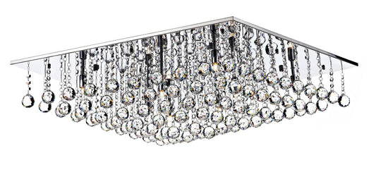 Abacus Chrome 8 Lamp Ceiling Light - London Lighting - 1