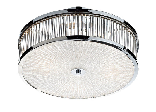 Aramis Chrome 3 Lamp Semi-Flush Ceiling Light - London Lighting - 1