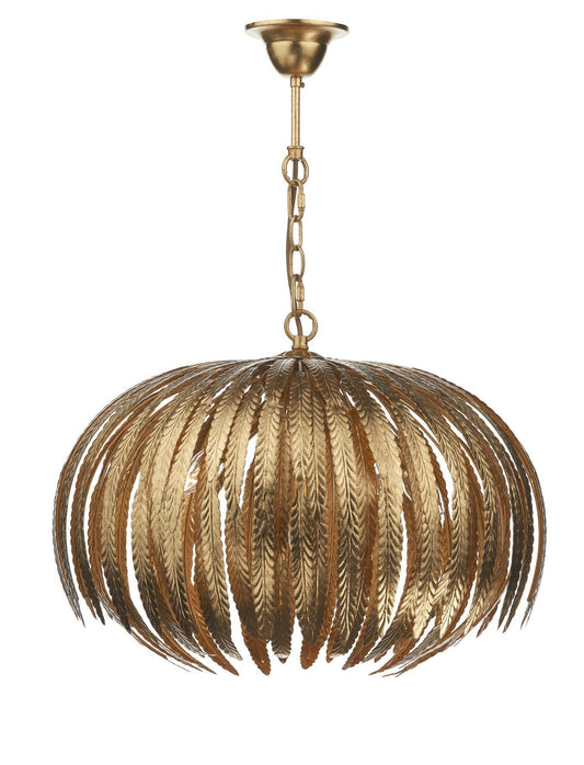 Atticus Gold Leaf Style Suspension - London Lighting - 1