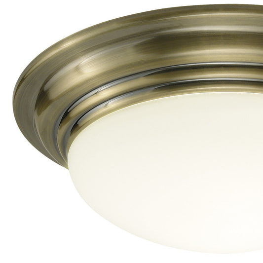 Barclay White Small Flush Light - London Lighting - 2