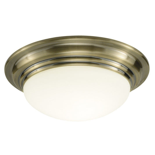 Barclay White Small Flush Light - London Lighting - 1