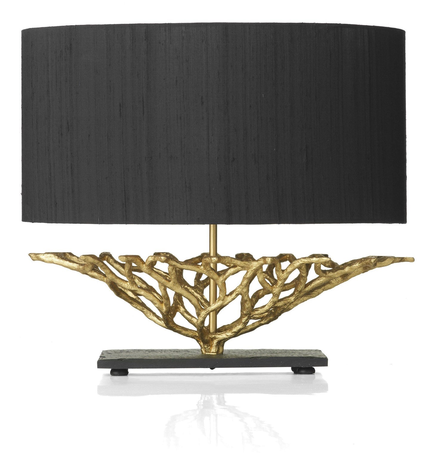 Basket Black and Gold Table Lamp - London Lighting - 1