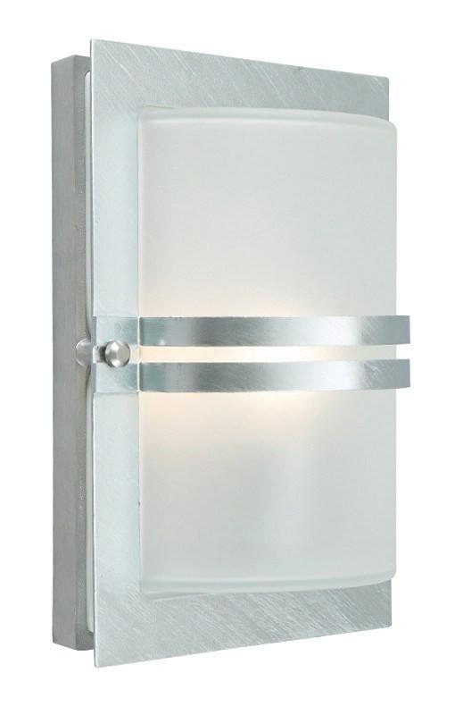 Basel Galvanised Outdoor Wall Light - London Lighting - 2