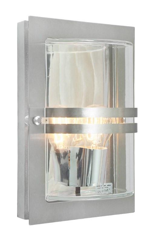 Basel Stainless Steel Outdoor Wall Light - London Lighting - 1