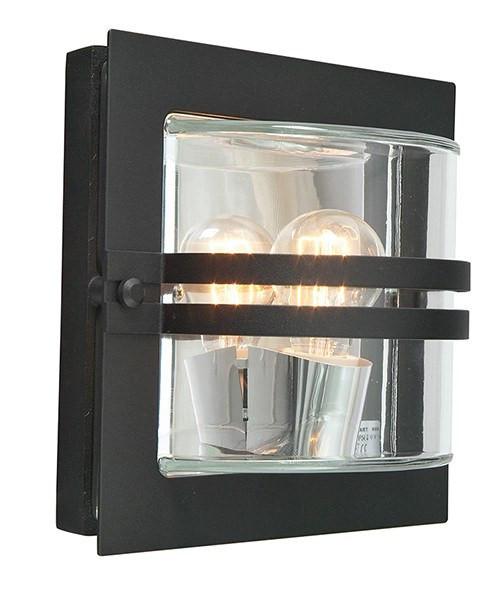 Bern Clear Outdoor Wall Light - London Lighting - 1