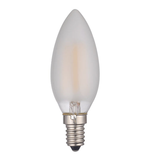 Opal Candle Lamp Warm White 4W LED E14 - ID 9934
