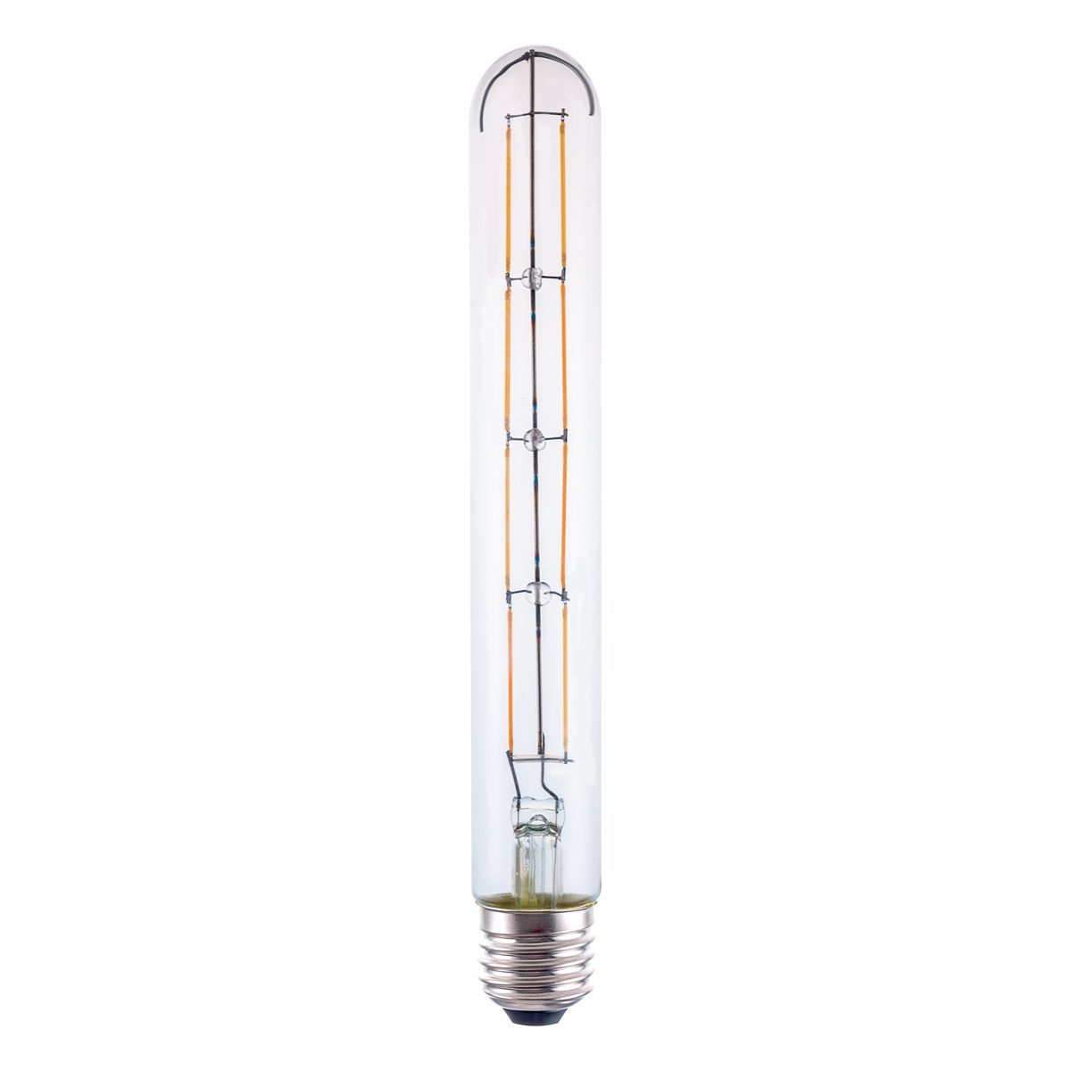 Long Clear Tube Lamp Warm White 6W LED E27 - ID 9657