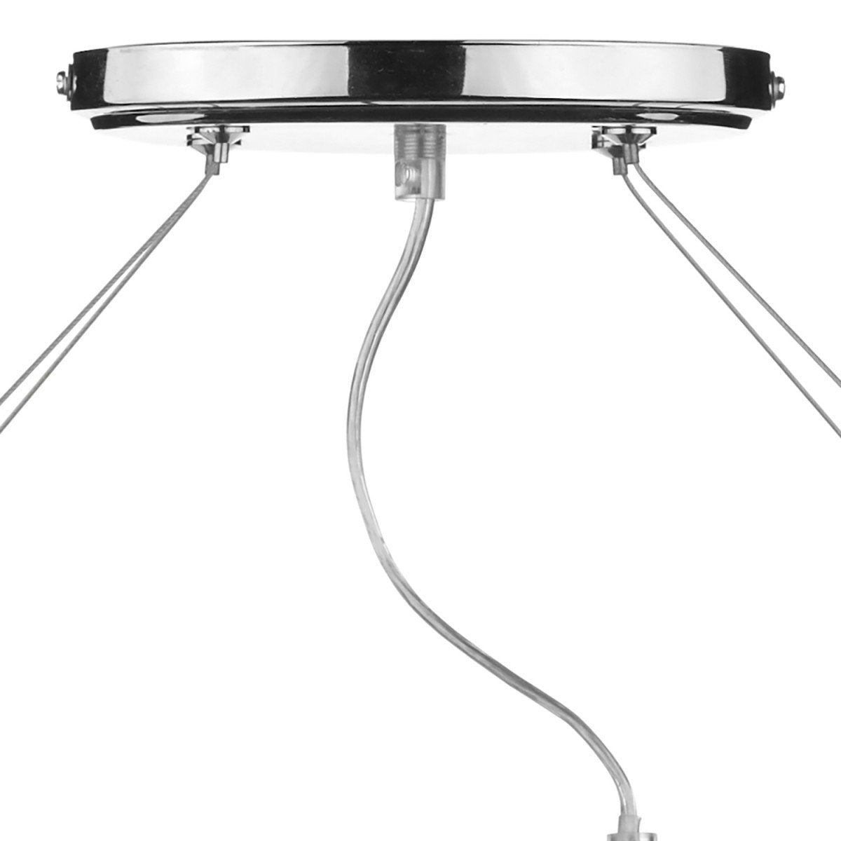 Cecilia Polished Chrome 3 Lights Pendant Light - London Lighting - 4