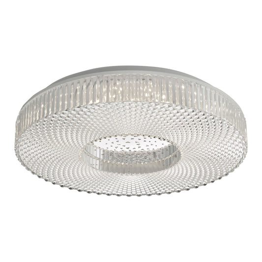 CIM Faceted Crystal Effect Small Flush Ceiling Light - ID 10931