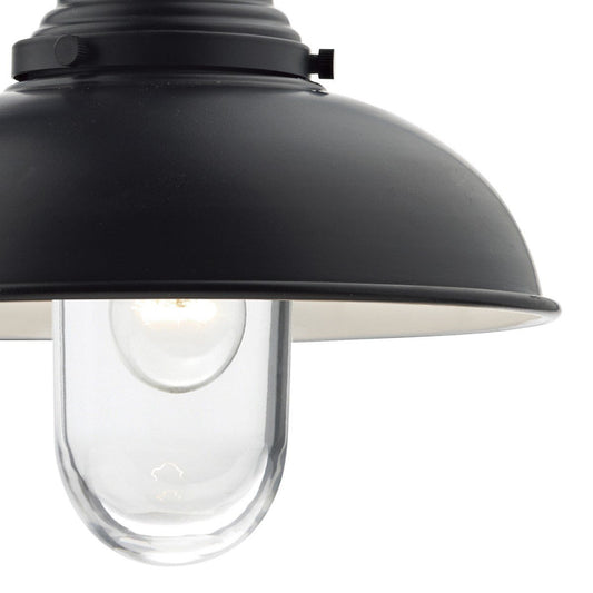 Dynamo Black 1 Light Wall Bracket - London Lighting - 2