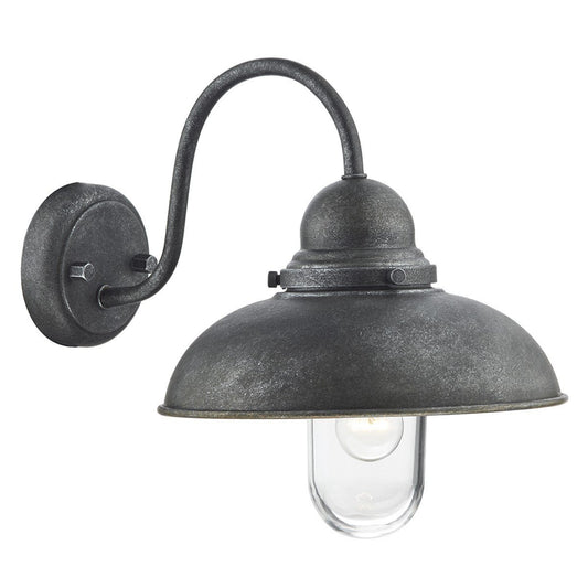 Dynamo Aged Iron 1 Light Wall Bracket - London Lighting - 1