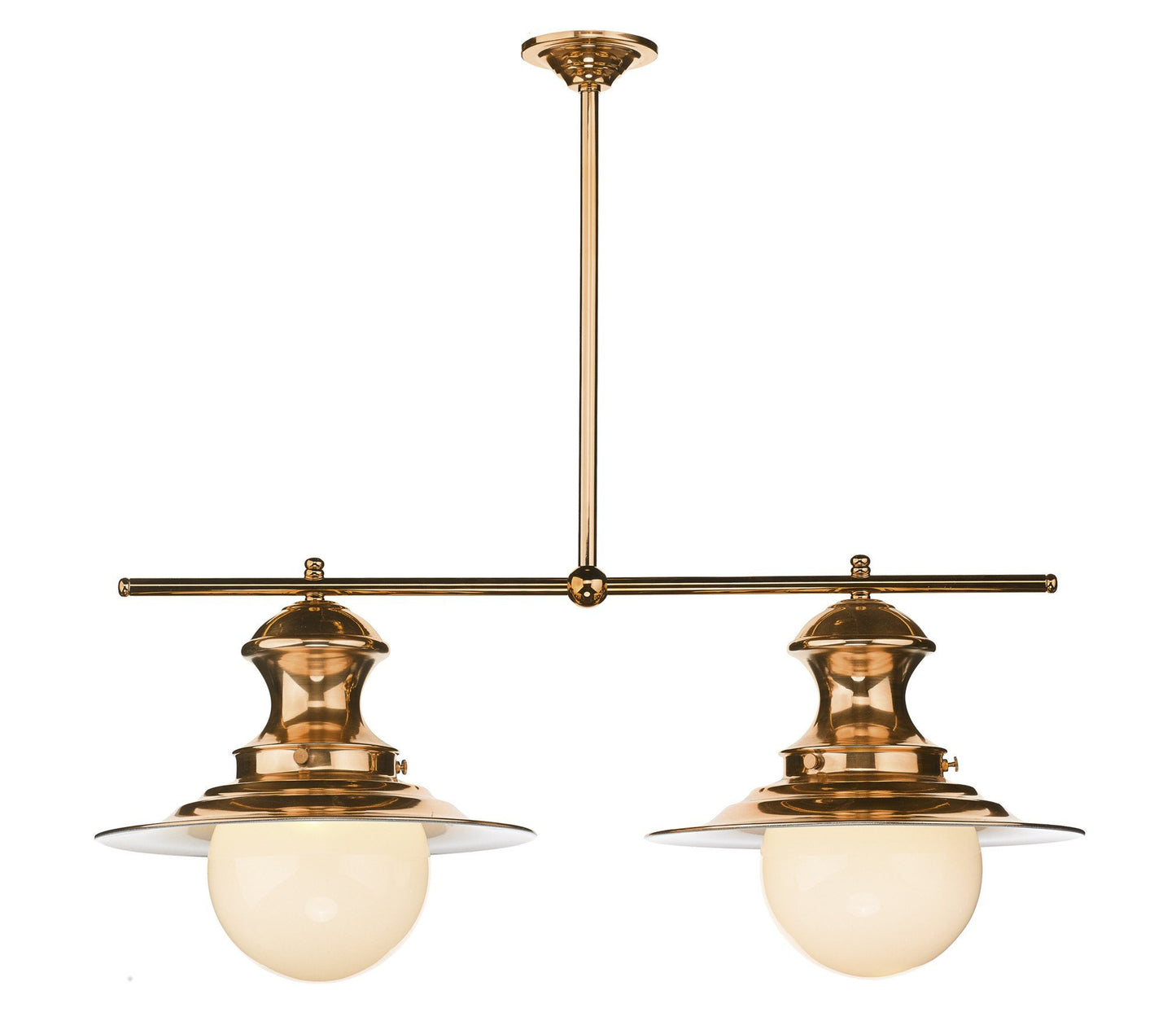 Twin Station Lamp in Copper - London Lighting - 1