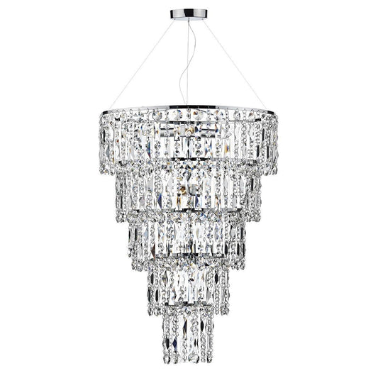 Escala Polished Chrome 6 Lights Pendant Light - London Lighting - 1