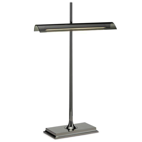 FLOS Goldman Nickel/Fumee Table Lamp - London Lighting - 1