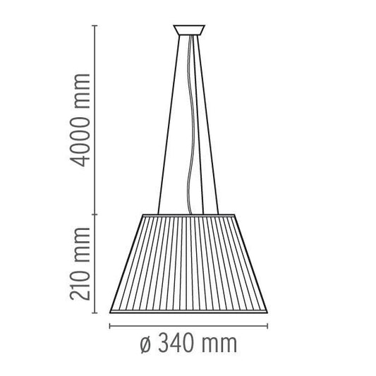 FLOS Romeo Moon S1 Glass Suspension Pendant - London Lighting - 2