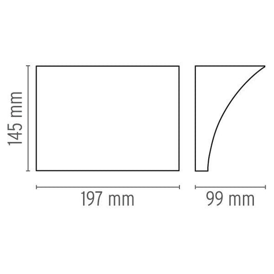 FLOS Pochette Up/Down Shiny White Wall Light - London Lighting - 2