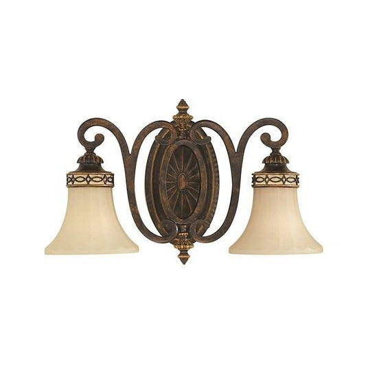 Feiss Drawing Room 2 Light Wall Light 279mm - London Lighting - 1