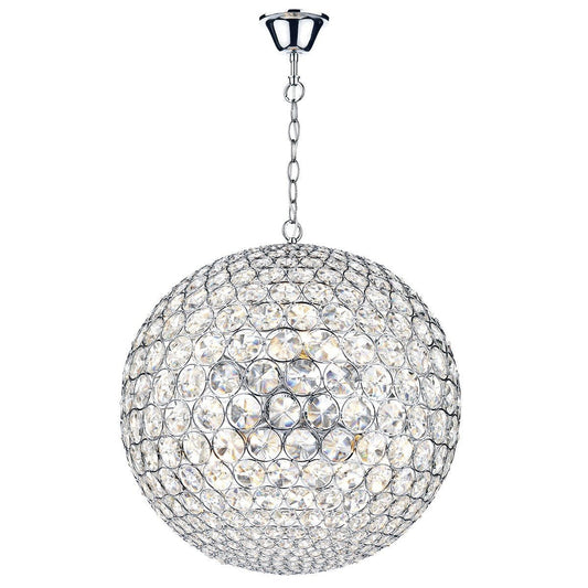 Fiesta Polished Chrome 8 Lights Pendant Light - London Lighting - 1