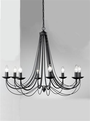 Philly 8 Arm Ceiling Light - London Lighting - 2