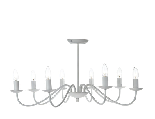 Irwin White Chandelier - London Lighting - 2