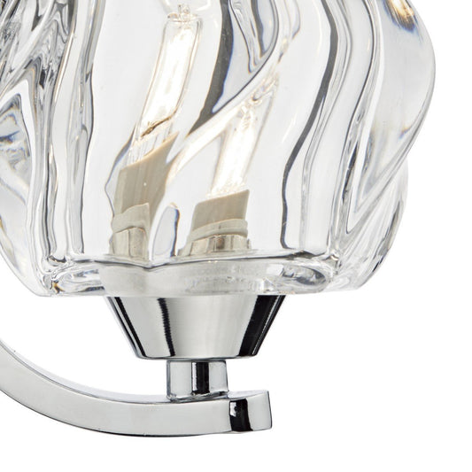 Ivy Polished Chrome Wall Bracket - London Lighting - 2