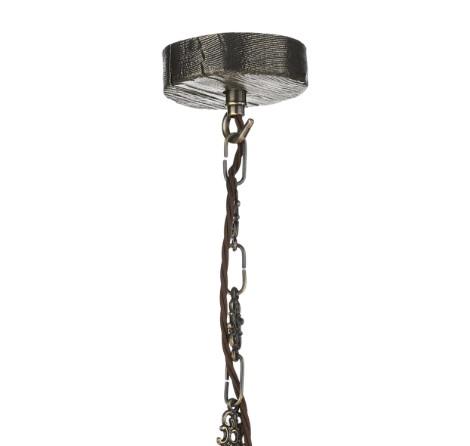 Joshua Bronze Pendant with Large Olive Green Shade (other shade colours available) - ID 10278
