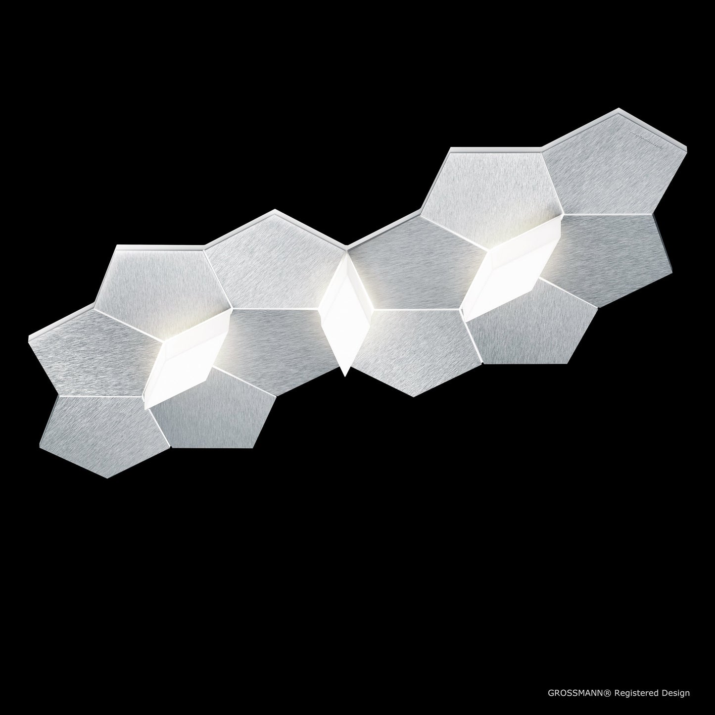 Grossmann Linde Medium Wall / Ceiling Light In Aluminium - ID 6664