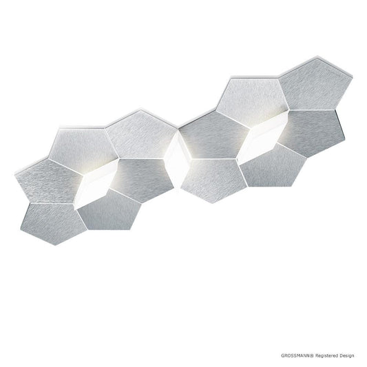 Grossmann Linde Medium Wall / Ceiling Light In Aluminium - ID 6664