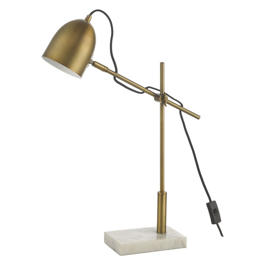 Bronze & Marble Task Lamp - 8590