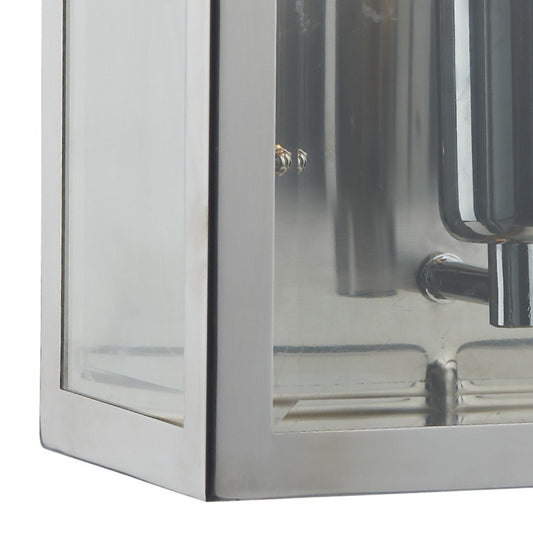 Notary Stainless Steel Rectangle Wall Bracket - London Lighting - 2