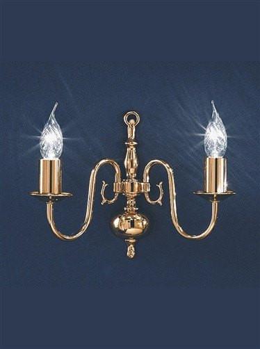 Delft 2 Arm Wall Bracket - London Lighting - 1